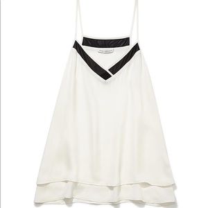 ‘Tessa’ Spaghetti-Strap Silk Cami Tank